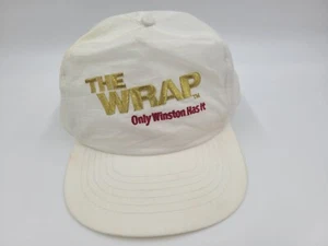 Vintage Winston Cigarettes The Wrap Snapback Hat Cap Men Women NASCAR Smoking - Picture 1 of 14