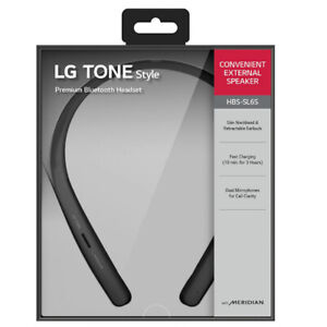 LG TONE Style HBS-SL6S Bluetooth Wireless Stereo Headset - Black