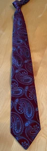 HUGO BOSS 100 % SEIDE HERGESTELLT IN ITALIEN PAISLEY 3 ZOLL BREITE KRAWATTE - Bild 1 von 4