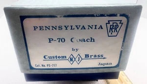 HO Brass NJCB Custom PS717 Pennsylvania PRR P-70 Coach Painted but needs finishd - Picture 1 of 18