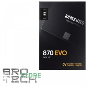 SSD SAMSUNG 870 EVO 1 TB SATA 6G 1000 GB HARD DISK STATO SOLIDO SATA 3 2,5" - Foto 1 di 8