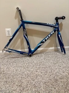 2005 Trek Madone 120 OCLV Carbon Fiber 5.2 Road Bike frame set Discovery Colors - Picture 1 of 2