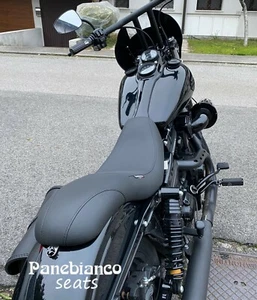 SELLA SEAT SITZBANK SELLE PANEBIANCO DYNA STREET BOB WIDE GLIDE 2006-17 - Picture 1 of 3