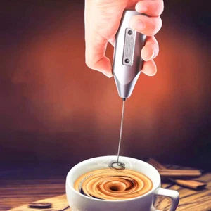Electric Milk Frother Handheld Coffee Foamer Drink Mixer Kitchen Egg Beater - Picture 1 of 7