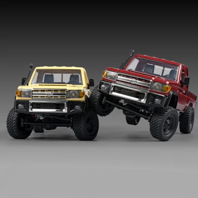 MN-82 1:12 Full Scale Short Pickup Truck 4WD Climbing Car RC Cars Yellow / Red - Image 1 of 4