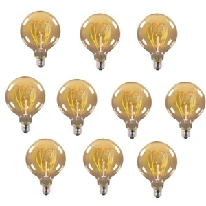 2W LED G95 Filament mit Form 100lm 2200k E27 Retro Edison bulb Vintage LED - Bild 1 von 10
