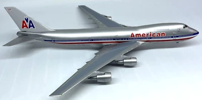 Avión fundido a presión American Airlines B747 1:250 SCHABAK Alemania Foto 1 de 4