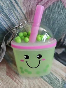 Bath & Body Works Bubble Tea Pocket Holder Keychain NWT - Picture 1 of 4