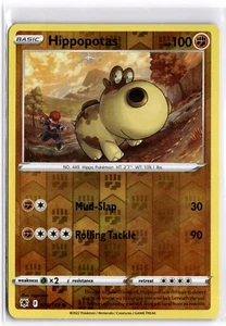 Pokemon TCG Hippopotas 079/189 Swsh10: Astral Radiance Reverse Holo - Picture 1 of 1