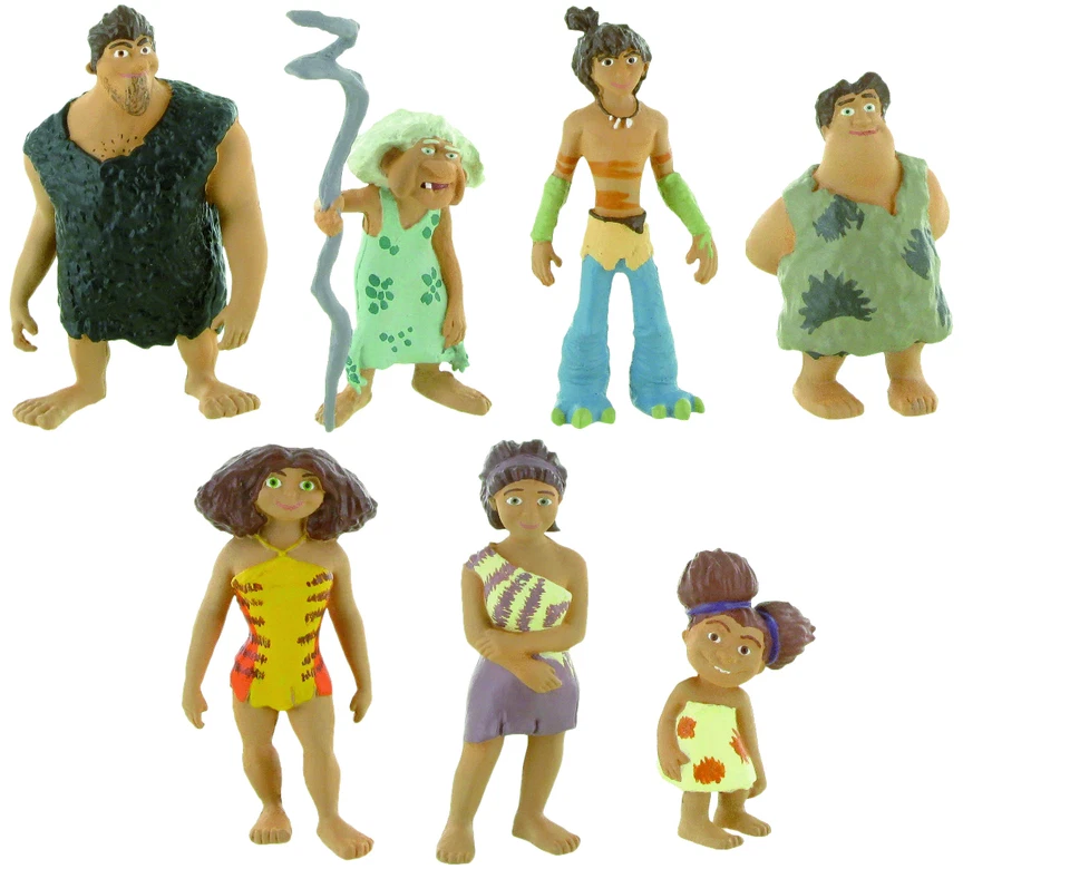 Comansi Die Croods Grug, Grand, Guy, Thunk, Ep, Ugga, Sandy Spielfiguren Auswahl