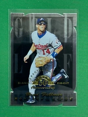 1998 Leaf Baseball Fractal Matrix Die Cuts Silver Z-Axis #178 Brad Fullmer /100 - Image 1 of 2