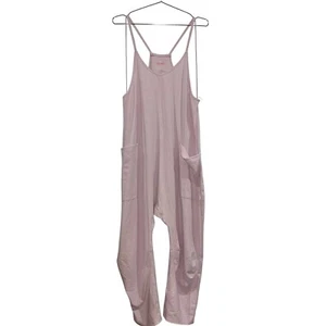 NWT Free People Movement Hot Shot Body Romper Rose Quartz Women Sz Small Workout - Picture 1 of 4
