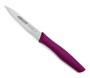 Arcos NOVA Cuchillo Mondador Acero Inoxidable NITRUM 100 mm Polipropileno Fucs - Imagen 1 de 6