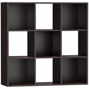 9 Cube Open Shelf Storage Shelf Bookcase Wood Storage Organizer for Living Room - Picture 1 of 24