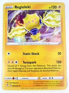 Tarjeta coleccionable Pokémon Regieleki Holo 060/203 - Imagen 1 de 5
