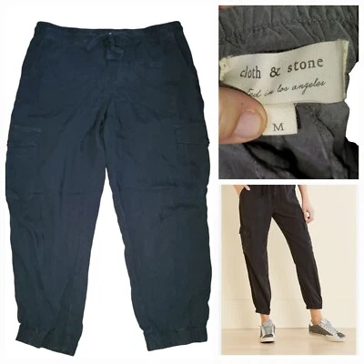 Pantalones Joggers Cloth and Stone Anthropologie Cordón Cónico Talla m 32x24 Foto 1 de 4