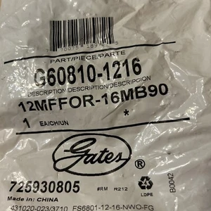 Gates, G60810-1216, 12MFFOR-16MB90, 725930805 - Picture 1 of 2