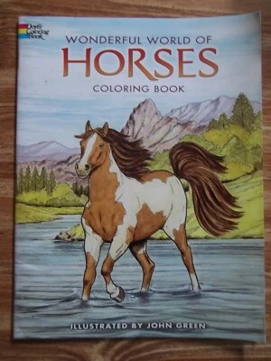 Wonderful World of Horses Coloring Book (Dover Coloring Books) Paperback 2005 Foto 1 de 3