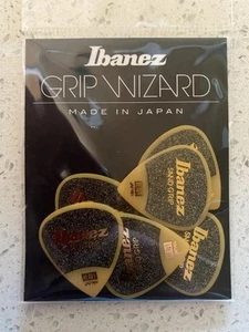 NEW Ibanez GRIP WIZARD Sand Guitar Picks Pick Plectrum X-Heavy 1.15 thick YELLOW - Picture 1 of 1