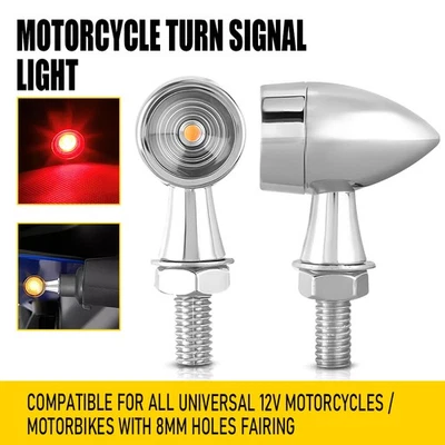 2410 Señales de giro LED para motocicletas compatibles con luces universales EPY Foto 1 de 4
