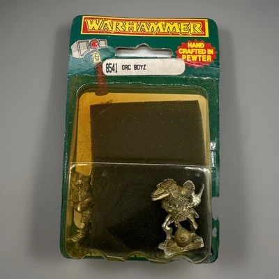 De colección 1993 Citadel Miniatures Warhammer Orc Boyz 8541 RARO NUEVO EN CAJA Foto 1 de 2