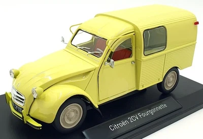 Norev 1/18 Scale Diecast 181488 - Citroen 2CV Fourgonnette AK350 1966 - Yellow - Image 1 of 4