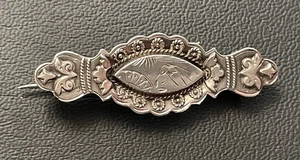 ARTHUR JOHNSON SMITH A.J.S. CHESTER SILBER EDWARDIANISCHE HERZ BROSCHE um 1900 - Bild 1 von 7
