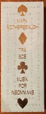 MARK MOTHERSBAUGH Musik For Insomniaks 1985 JAPAN CASSETTE Box AUTOGRAPHED Devo - Image 1 of 4