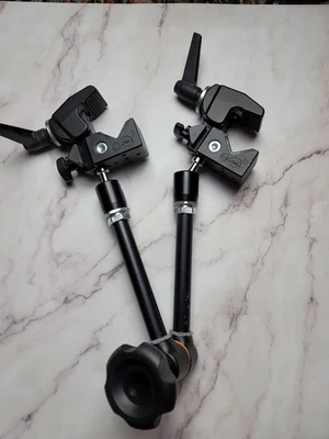 Abrazaderas dobles Manfrotto 244 brazo mágico de fricción variable Foto 1 de 4