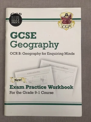 CGP GCSE Geography OCR B, Grade 9-1 Exam Practice Workbook - Image 1 of 2