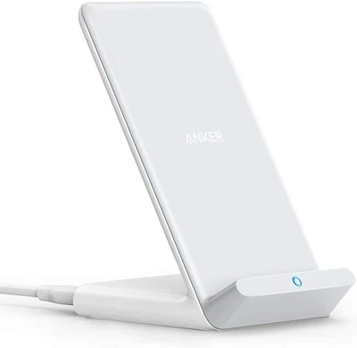 Anker 313 Wireless Charging Stand, Qi-Certified for iPhone 16/16 Pro/16 White  - Image 1 of 4