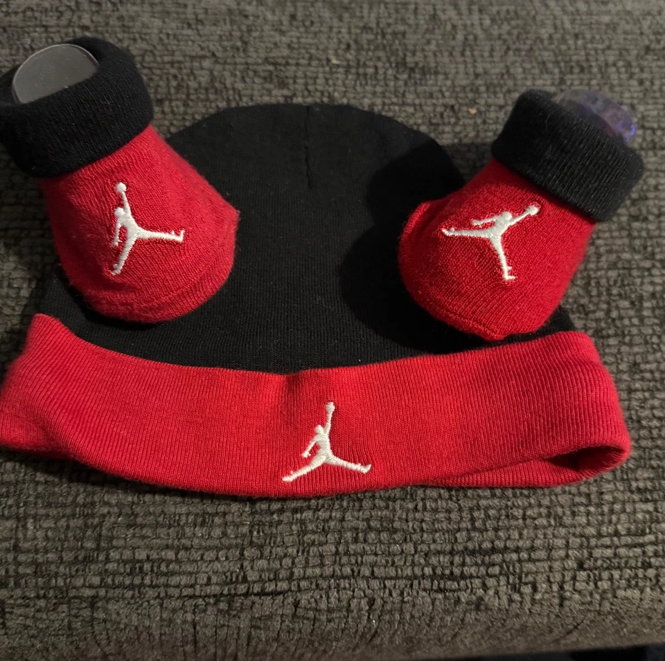 Baby Boy Jordan Botines y Sombrero - 0-6M Foto 1 de 1