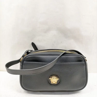 NO TARIFF VERSACE Shoulder Bag Black Leather 3285483 - Image 1 of 4