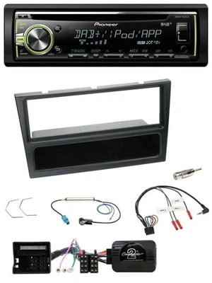 Pioneer DAB USB MP3 Lenkrad CD Autoradio für Opel Corsa C 2004-2006 schwarz - Bild 1 von 4
