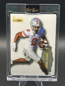 2022 Wild Card Matte Draft Picks #MB-14 Chris Olave - Picture 1 of 2