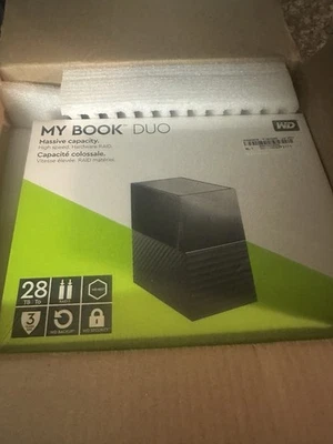 WD 28TB My Book Duo Desktop RAID Hard Drive HDD - Image 1 of 2