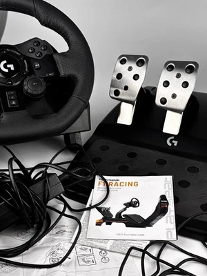 Logitech G923 Trueforce Steering Wheel And Pedal Black Playstaion - Image 1 of 4