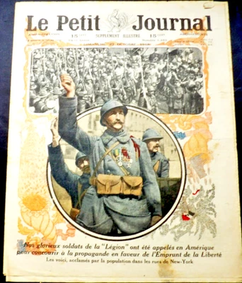 Le Petit Journal Supplement–Sunday, 27 October 1918, No. 1453 French Magazine. - Image 1 of 4