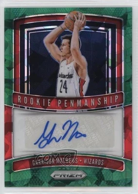 2019-20 Panini Prizm Rookie Penmanship Green Ice /16 Garrison Mathews Auto RC - Image 1 of 2