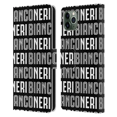 OFFICIAL JUVENTUS FOOTBALL CLUB TYPE LEATHER BOOK CASE FOR APPLE iPHONE PHONES - Image 1 of 4