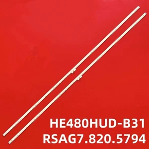 2pcs LED strip for LED48K461X3DU SSY-1134284-A 4224 HE480HUD-B31 RSAG7.820.5794 - Picture 1 of 3