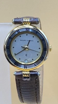 Lovely Rare Philippe Charriol Quartz Lady Gold Tone Vintage62.5.0429 Works Great - Image 1 of 4
