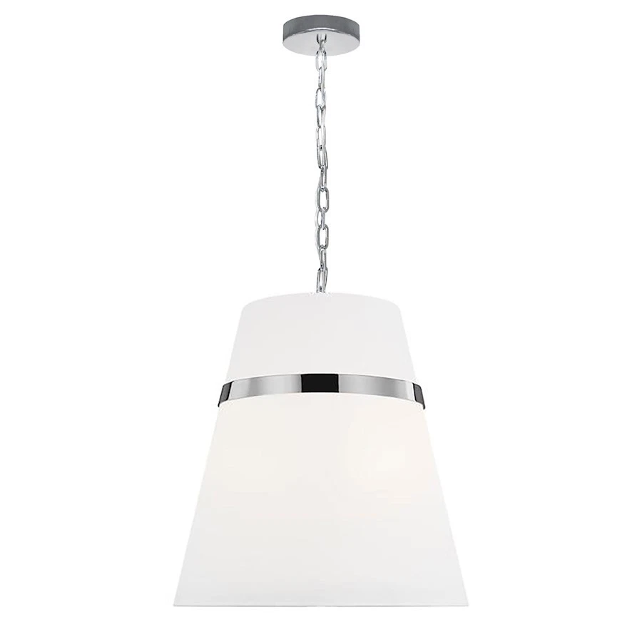 Colgante de 3 luces Dainolite Symphony, blanco - SYM-183P-PC-WH Foto 1 de 1