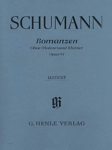 Schumann Romances Op 94 Oboe & Piano Henle Urtext Classical Sheet Music Book - Picture 1 of 1