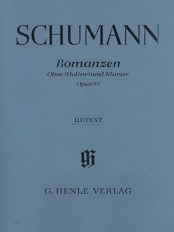 Schumann Romances Op 94 Oboe & Piano Henle Urtext Classical Sheet Music Book - Image 1 of 1
