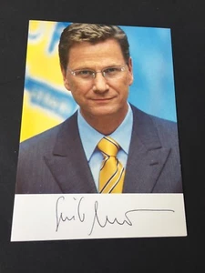 GUIDO WESTERWELLE († 2016) Außenminister BRD signed Autogrammkarte 10x15 - Picture 1 of 1