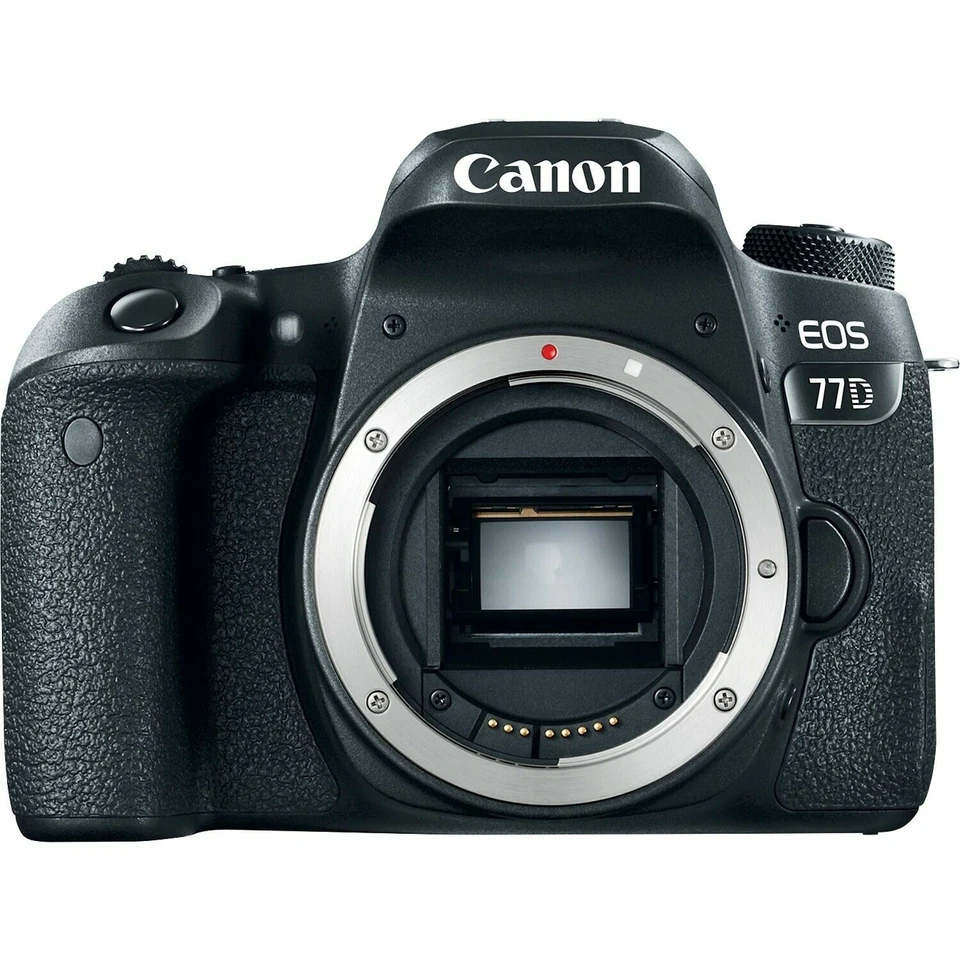 Canon EOS 77D 24.2 MP Digital SLR Camera - Black (Body Only) - Image 1 of 1