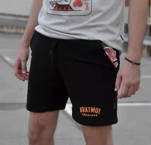 Brat Moi Shorts Serbian Shorts Branded Made In Serbia Mens Shorts Size M Cotton - Picture 1 of 4