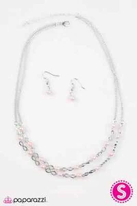 Paparazzi PINK infinity necklace set Fairytale Forevers NWT - Picture 1 of 1