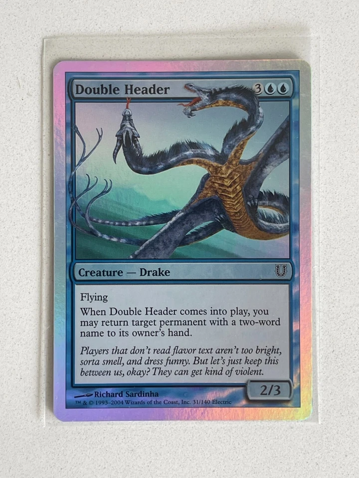 FOIL Double Header | Unhinged Set 2004 MTG Magic Cards - Image 1 of 1